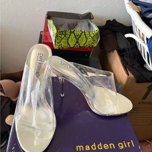 Cape Robbin Clear Heels for Women